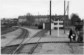 Kristinehamn station inför elektrifieringen.