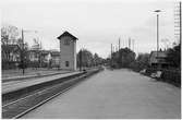 Kristinehamn station inför elektrifieringen.