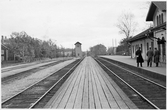 Kristinehamn station inför elektrifieringen.