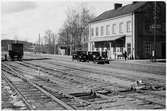 Fagerås station inför elektrifieringen.