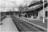 Edane station inför elektrifieringen.