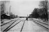 Arvika station inför elektrifieringen.