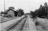 Bangården vid Gropen station.