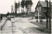 Norrhög stationshus.