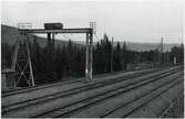 Inför elektrifieringsarbetet vid Ragunda station.