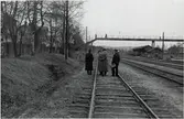 Inför elektrifieringen av Långsele.