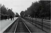 Inför elektrifieringen av Östersunds station.