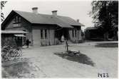 Aneby station från gatusidan.