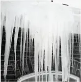 Istappar på driftverkstaden i Boden.