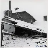 Driftverkstaden i Boden efter branden.