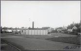 Busstationen i Bollnäs med omgivning. Statens Järnvägar, SJ Buss