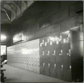 Helsingborg F (färjestation). Förvaringsboxar i stationshuset.