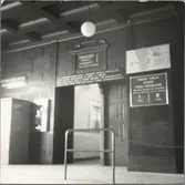 Helsingborg F (färjestation). Interiör från stationshuset.