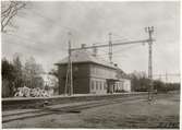 Karlsborgs stationshus efter ombyggnaden.