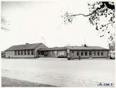 Framsidan av Ljungby station.