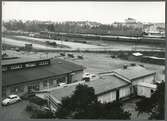 Bangård och kringliggande område vid Luleå station. Bild tagen i samband med förberedelserna av byggandet av en ny godsterminal.