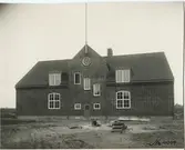 Malmö. Nya verkstadsområdet, kontorsbyggnaden.