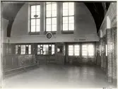 Insidan av stationshuset i Sundsvall.