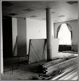 Resebyrån i Sundsvall under renoveringen.