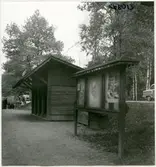 Vikingavägens stationsbyggnad.