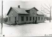 Vittsjö stationshus från gatusidan.