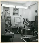 Interiör över kontor på Västerås Resebyrå.