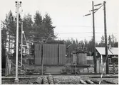 Statens Järnvägar, SJ Q26 transformator och mätvagn i Stallmon.
