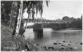 Järnvägsbro vid Krylbo, byggd under åren 1914-1915, på linjen mellan Krylbo och Storvik.