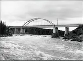 Bron över Skellefteälven på linjen mellan Karsbäcken och Kusfors.
