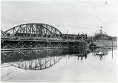 Järnvägsbron över Vanån på linjen mellan Vansbro och Van.