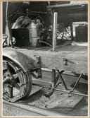 Rälssmörjning från motortralla.