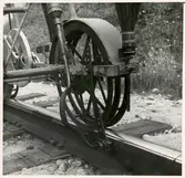 Rälssmörjning från trampdressin.