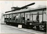 Lastning av tyska räler i Bremen 1953.