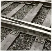 Växelgata med korsning, Stockholm centralstation.