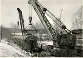 Tåg 93, Nordpilen, efter urspårning på sträckan mellan Simeå och Undersvik 1956-03-27.