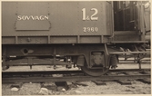 Statens Järnvägar, SJ ACo4 2960 som blev skadad efter bombning i Narvik