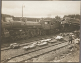 Olyckan i Malmslätt där Statens Järnvägar, SJ A 1016 och SJ B 1035 kolliderade på stationsområdet.