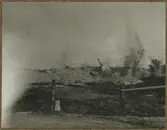 Dubbelspårsbyggnaden mellan Alingsås - Olskroken. Sprägning vid Öjaredsbanken på linjen Floda - Norsesund.