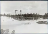 Bro över Långan. Under uppsättning. 2 spann à 40.0 meter