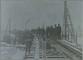 Sista skenan fastspikas å Bohusbanan februari 1909.