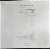 Album med fotografier från Bohusbanan.
Ritningar tillhörande Bohusbanans tekniska verk.
Vägport vid Norrtull i Uddevalla.