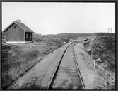 Norrvrå håll- och lastplats vid 10,714 kilometer. Statsbanan Järna - Norrköping.