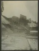 Anläggandet av dubbelspåret mellan Rönninge och Ström.