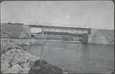Bro över Ume-älv. Kraftkanalen, färdig 1924.
