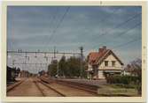 Vy vid Rydaholm station byggd 1902. enligt ritningar av arkitekt TJ Folcke, Göteborg.