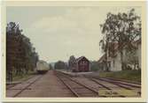 Vy över Dalums Station. Byggnadsår 1906. Arkitekt T J Folcke, Göteborg.