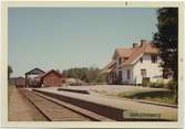 Vy över Ambjörnarps Station. Byggnadsår 1906. Arkitekt T J Folcke, Göteborg.