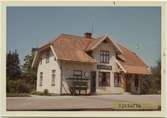 Vy över Sjötofta Station. Byggnadsår 1906. Arkitekt T J Folcke, Göteborg.