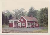 Vy över Kortebo Station. Byggnads år 1919. Stationen var obemannad.