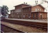 Stationen anlades 1859. Någon större ombyggnad har stationshuset ej genomgått sedan dess.Stationen hade banhall från 1859 till cirka 1863.